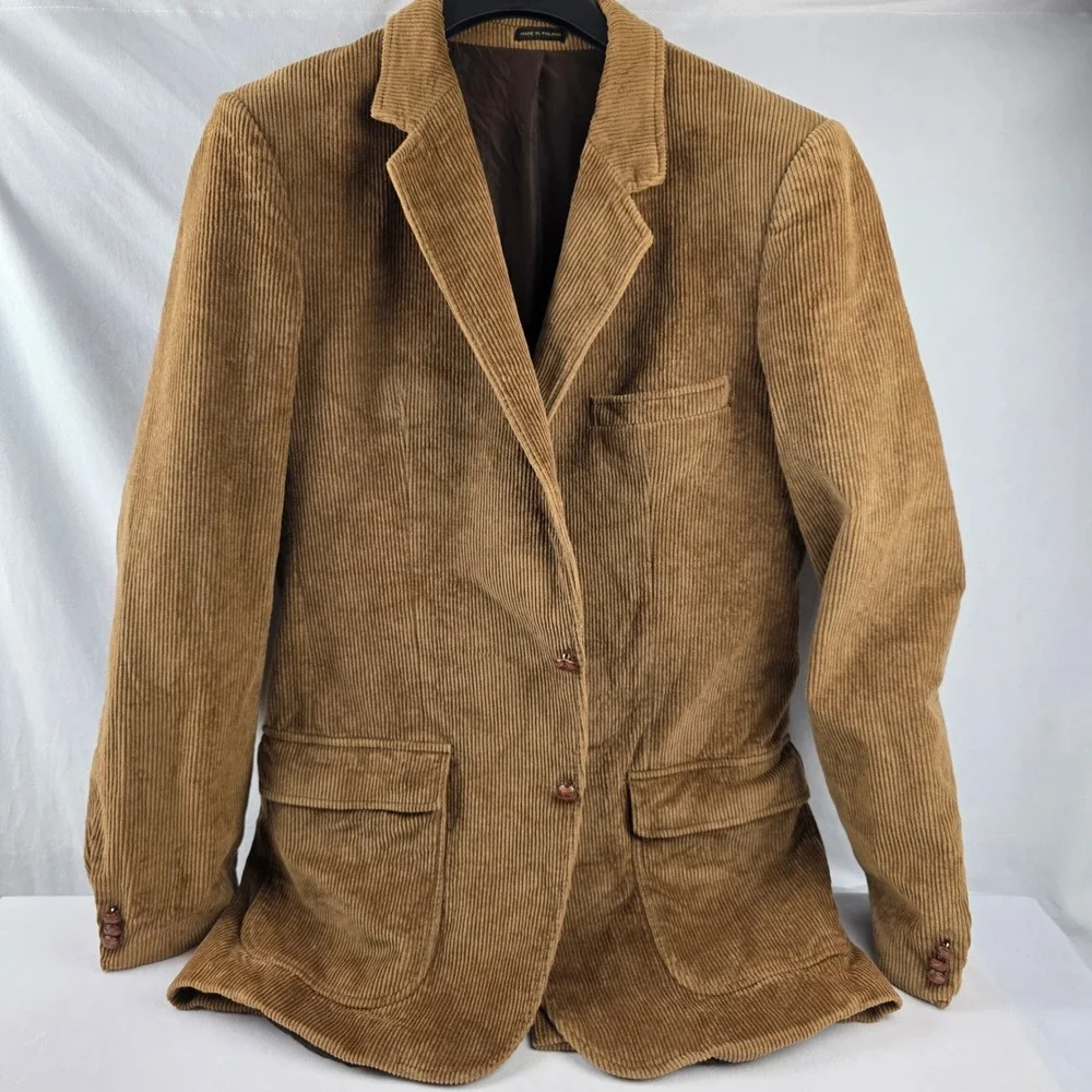 Vintage‎ 70's Jonathan Quale corduroy sports coat XL / 42
